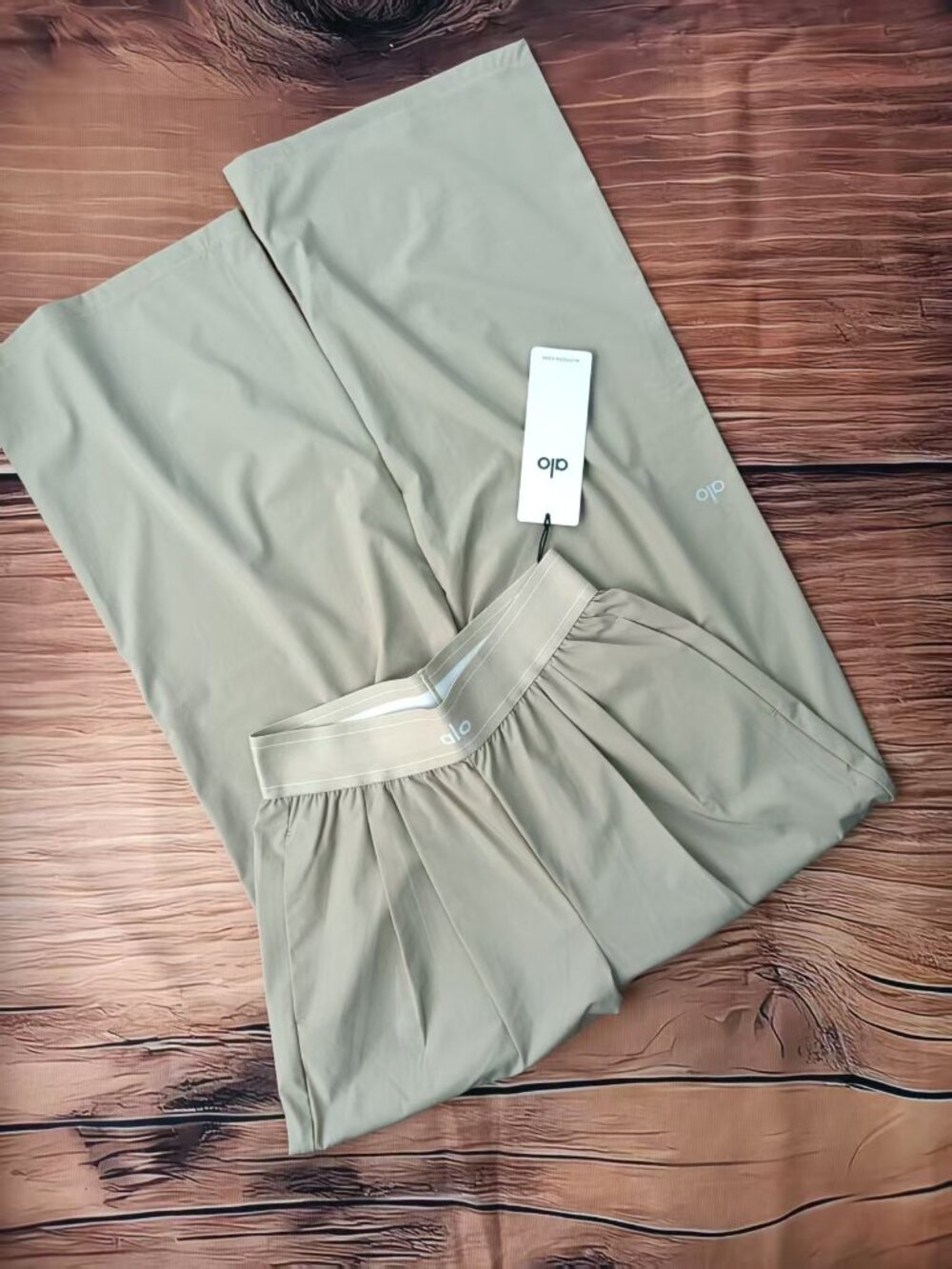 🛍️Alo Yoga Suit Up Trouser Gravel Color Regular 30-inch📏